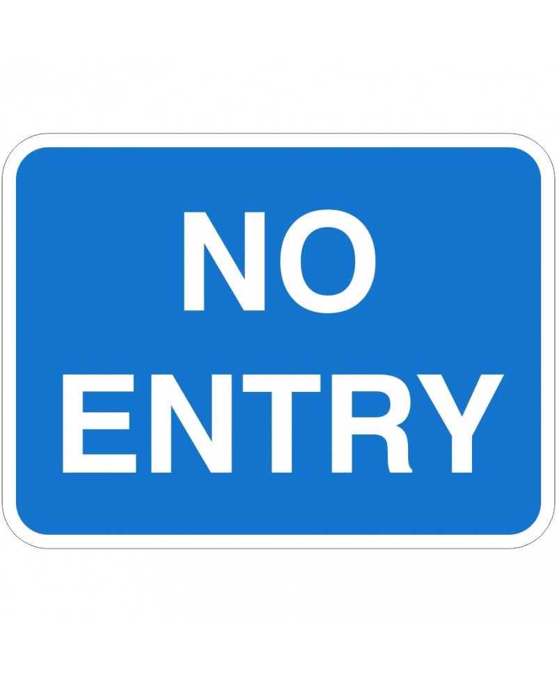 No Entry Traffic Sign