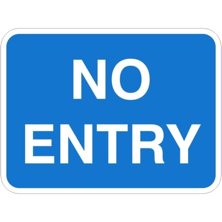 No Entry Traffic Sign