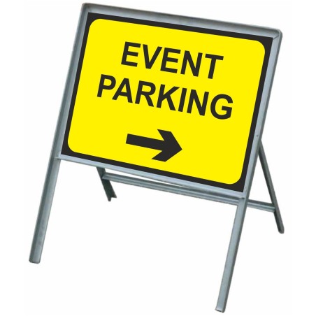 Event Parking Arrow Right Traffic Sign