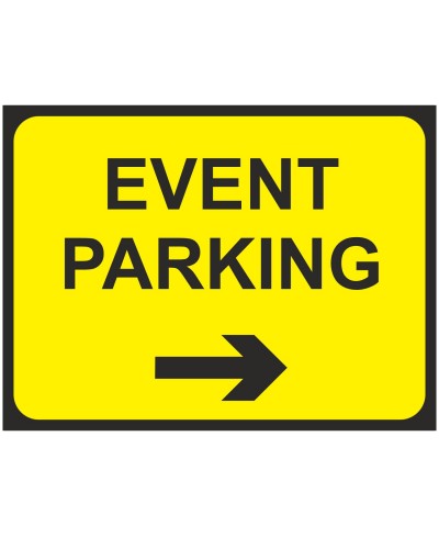 Event Parking Arrow Right Traffic Sign