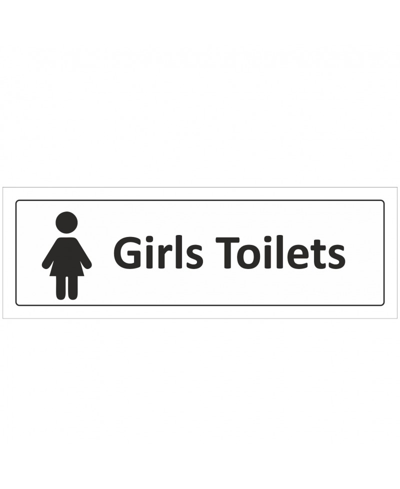 Girls Toilet Door Sign