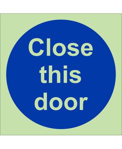 Close This Door Sign