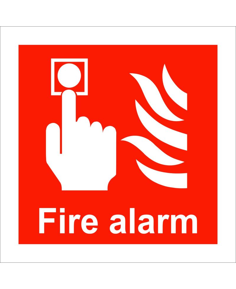 Fire Alarm Sign - Square