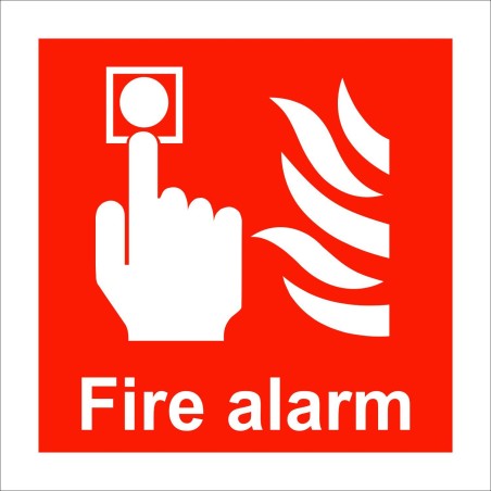 Fire Alarm Sign - Square