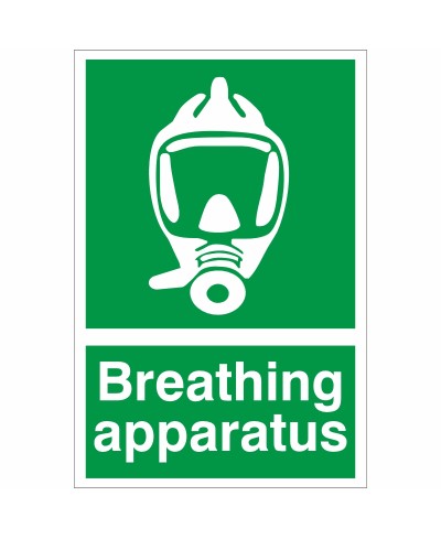 Breathing Apparatus First Aid Sign Breathing Apparatus First Aid Sign