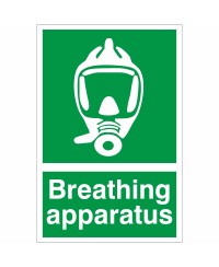 Breathing Apparatus First Aid Sign