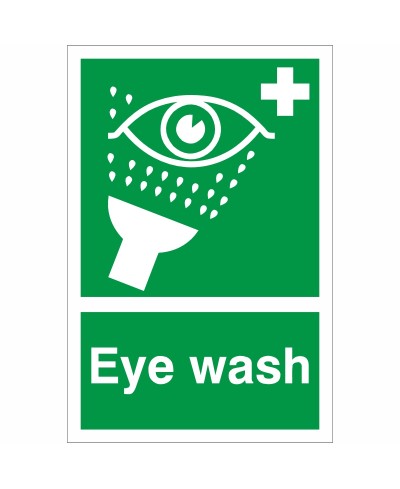 Eye Wash First Aid Sign Eye Wash First Aid Sign