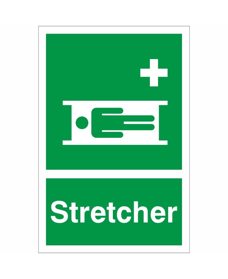 Stretcher First Aid Sign