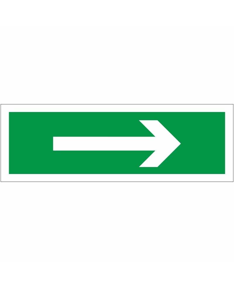 Arrow Right First Aid Sign