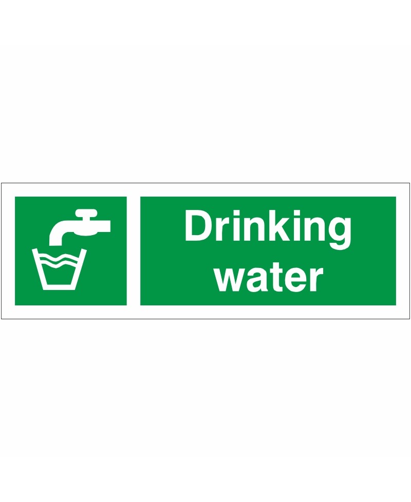 Drinking Water First Aid Sign