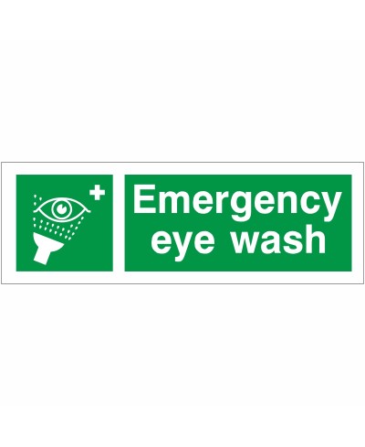 Emergency Eye Wash First Aid Sign Emergency Eye Wash First Aid Sign