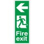 Fire Exit Arrow Left Sign