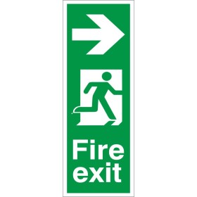 Fire Exit Arrow Right Sign Fire Exit Arrow Right Sign