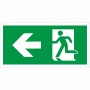 Fire Exit Symbol Only With Arrow Left Sign