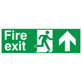 Fire Exit Up Sign Fire Exit Up Sign | Rainbow Safety