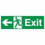 Exit Arrow Left Sign | Rainbow Safety