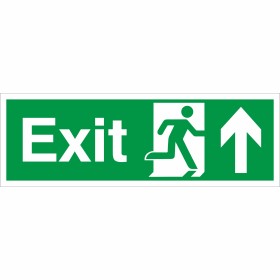 Exit Arrow Up Sign Exit Arrow Up Sign | Rainbow Safety