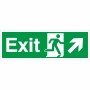 Exit Arrow Up Right Sign | Rainbow Safety