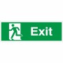 Exit Man Running Left Sign | Rainbow Safety