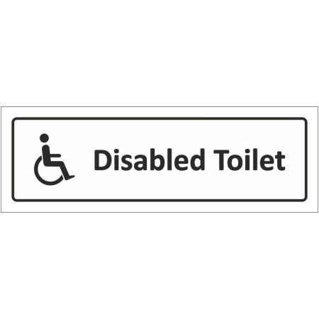 Disabled Toilet With Symbol Sign