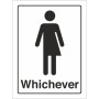 Toilet Sign Gender Neutral Door Sign