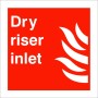 Dry Riser Inlet Sign