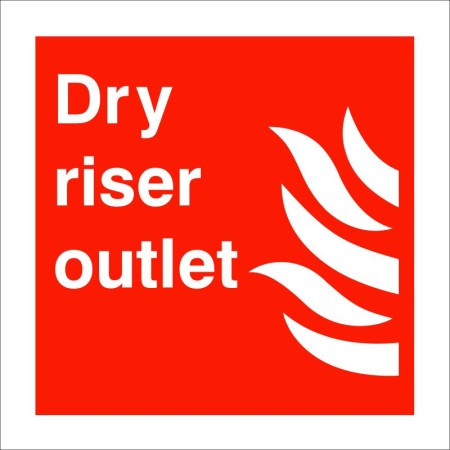 Dry Riser Outlet Sign