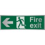 Fire Exit Left Sign | Rainbow Safety