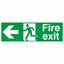 Extra Large Fire Exit Arrow Left Sign