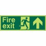 Fire Exit Up Sign | Rainbow Safety