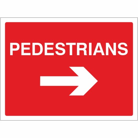 Pedestrians Right Road Sign