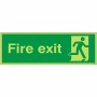 Glow in the Dark Final Exit Man Right Sign