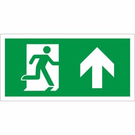 Fire Exit Symbol Only With Arrow Up Sign Fire Exit Symbol Only With Arrow Up Sign
