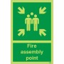 Glow in the Dark Fire Assembly Point Sign