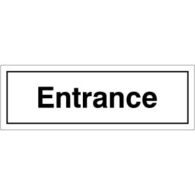 Entrance Door Sign Entrance Door Sign