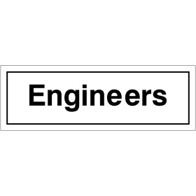 Engineers Door Sign Engineers Door Sign