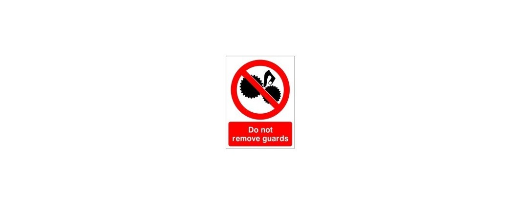 Machinery Signs