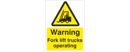 Forklift Truck Signs