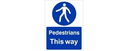 Pedestrian Signs