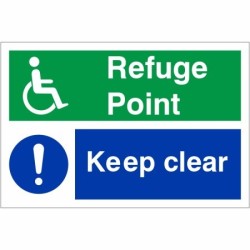 Refuge & Accessible Fire Safety Signs