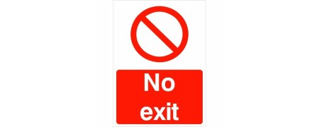 No Exit Signs