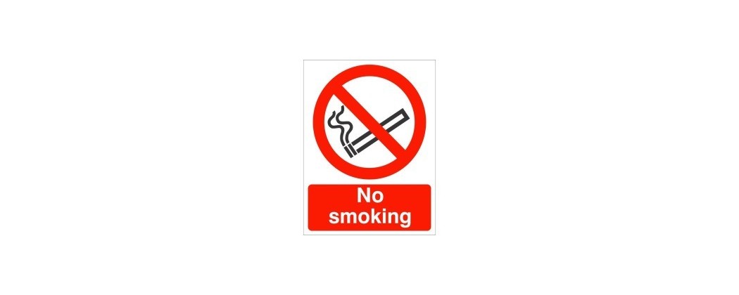 No Smoking Signs