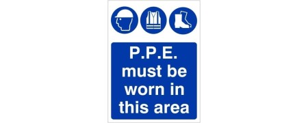 Safety Clothing (PPE) Signs