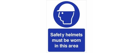 Head Protection Signs