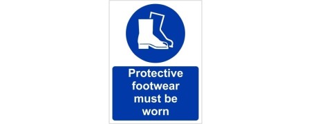 Foot Protection Signs