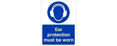 Ear Protection Signs