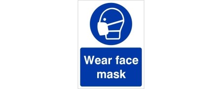 Face Protection Signs