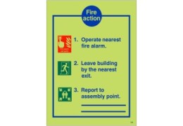 Fire Action Notice Requirements